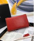 Клатч Сен Лоран Tassel Crocodile Red